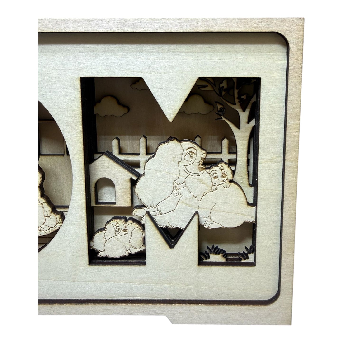 Holzbild "Mom"