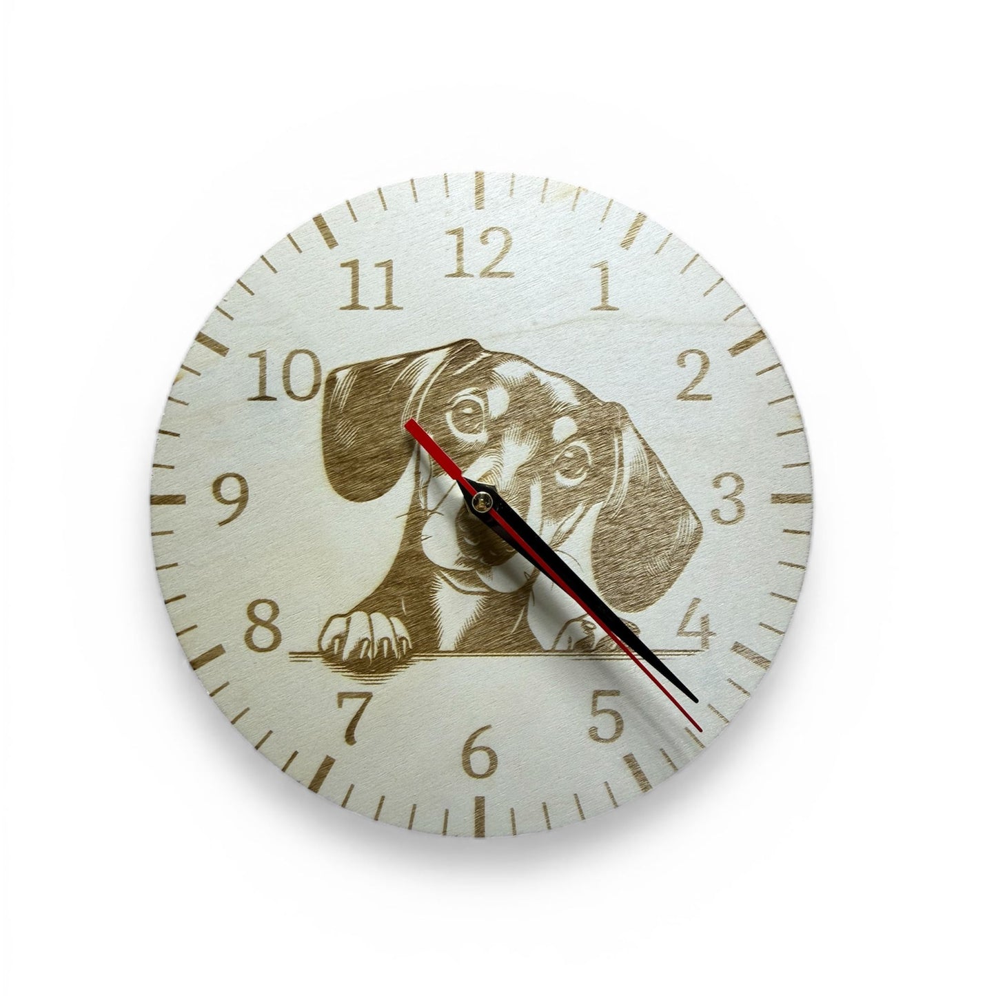 Wanduhr Hund