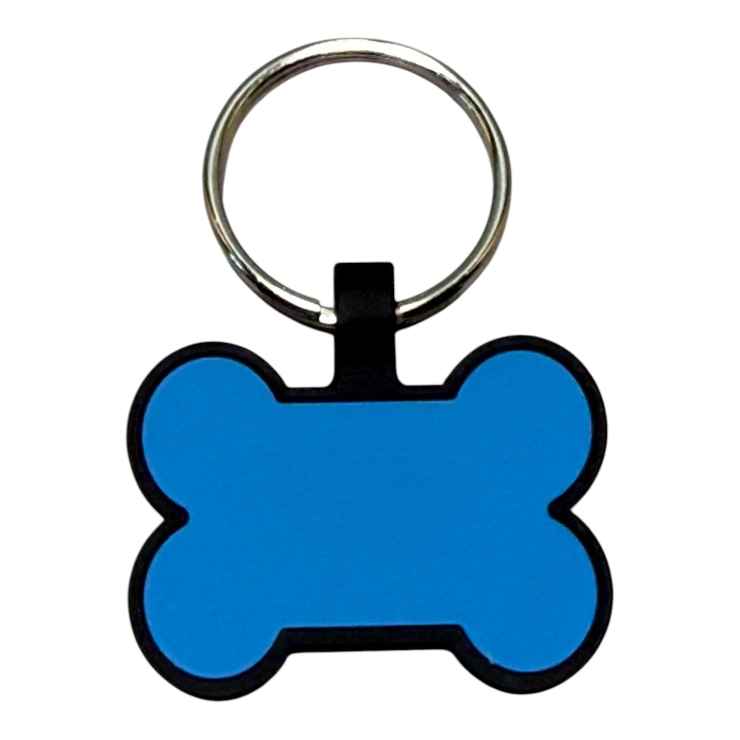 Personalisierter Silikon-Hundeanhänger in Knochenform