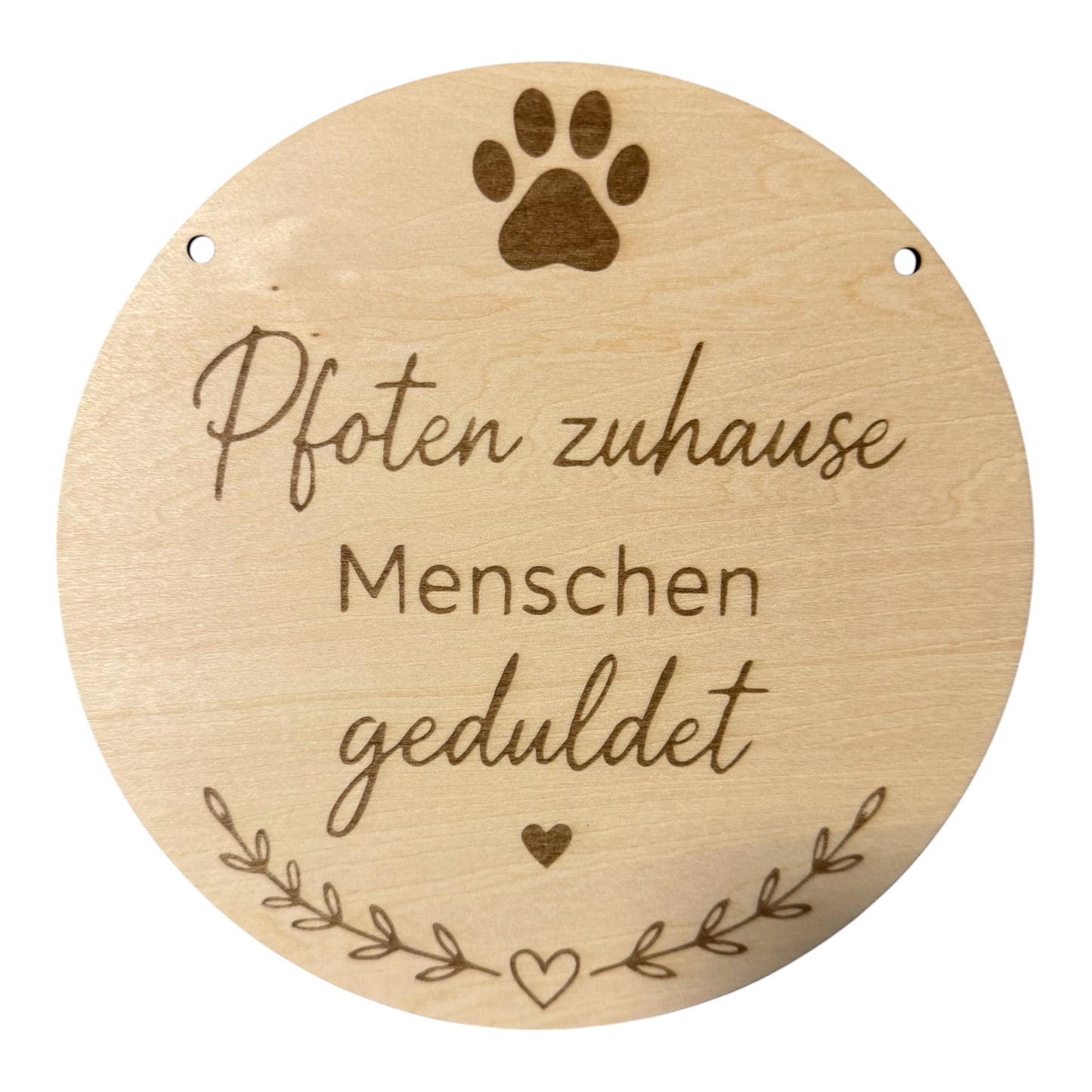 Türschild Pfotenliebe