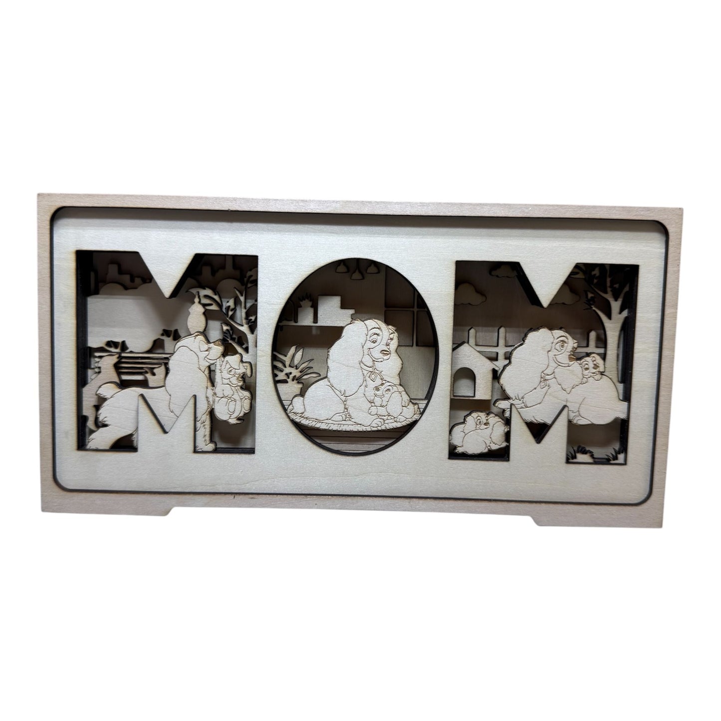 Holzbild "Mom"