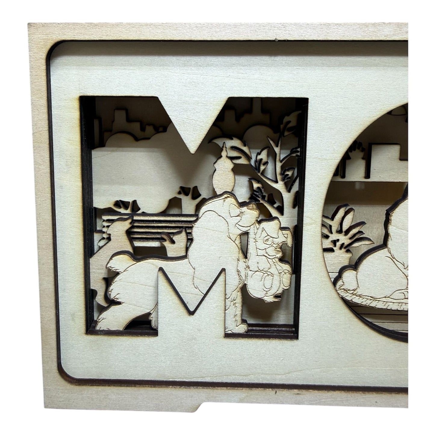 Holzbild "Mom"