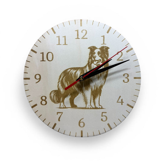 Wanduhr Hund